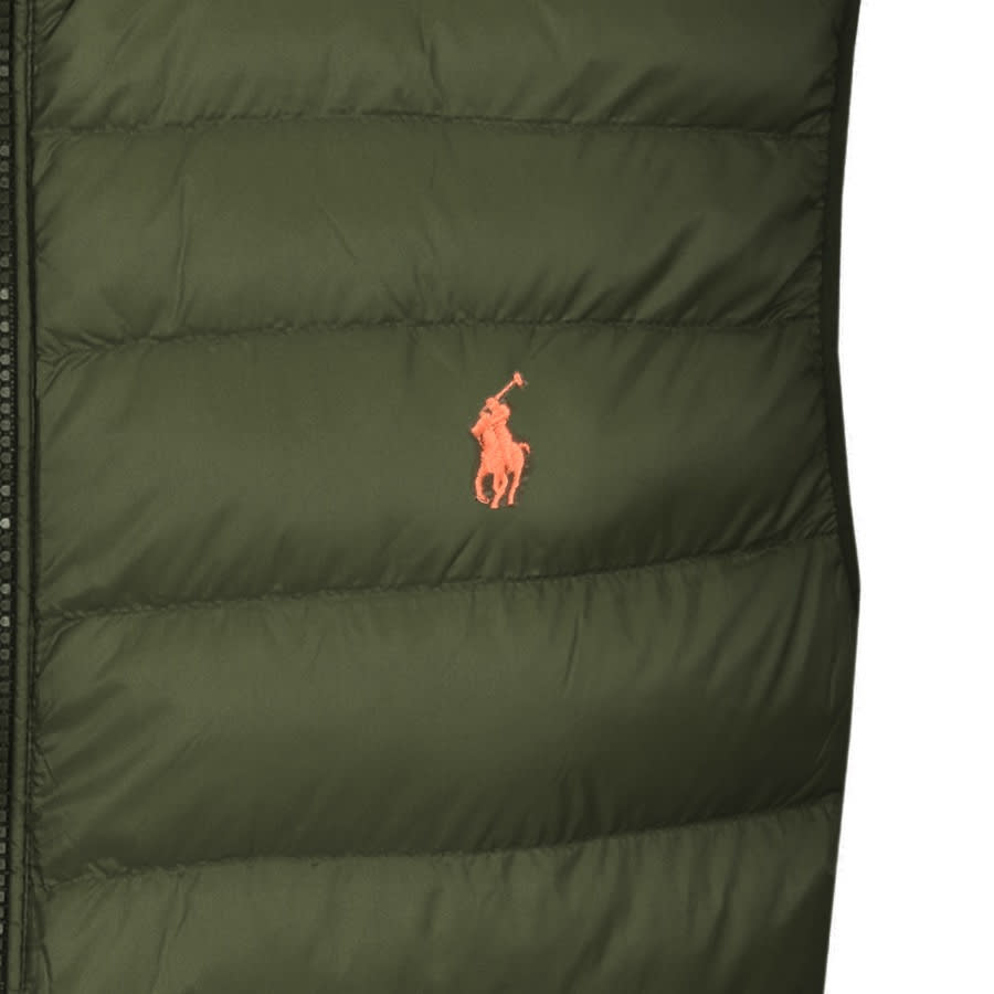 Alternative Image for ProductRalph Lauren Padded Gilet Green3